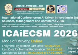 International Conference on AI-Driven Innovation in Engineering, Commerce, Science, and Management ICAiECSM 2026 International Conference Poster